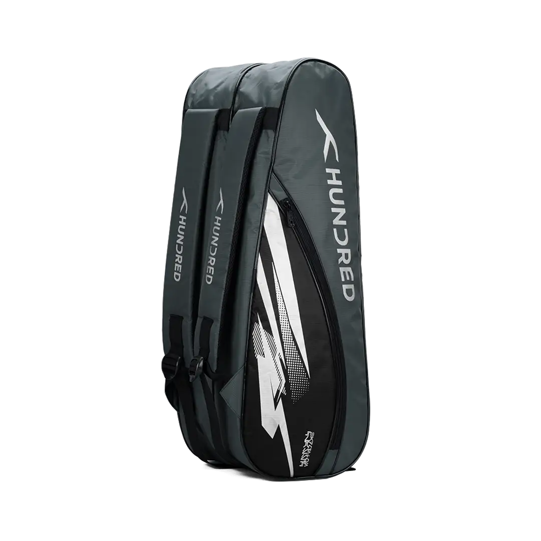 Hundred Cosmogear Badminton Kitbag - Dark Grey/Black Luggage Hundred