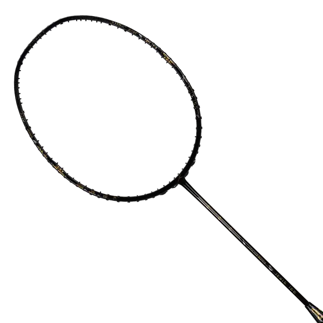 Hundred Ioniq 100 Limited Edition 4U Badminton Racket - Black/Gold Badminton Rackets Hundred