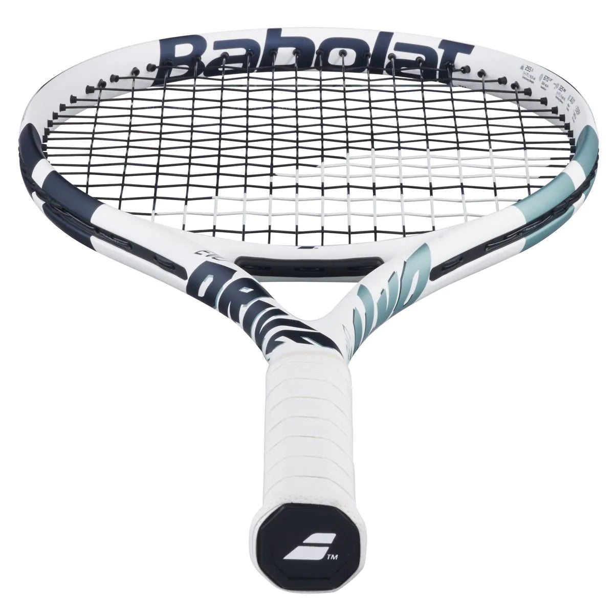 Babolat Evo Drive Lite Gen2 Tennis Racket - Strung - White Tennis Rackets Babolat