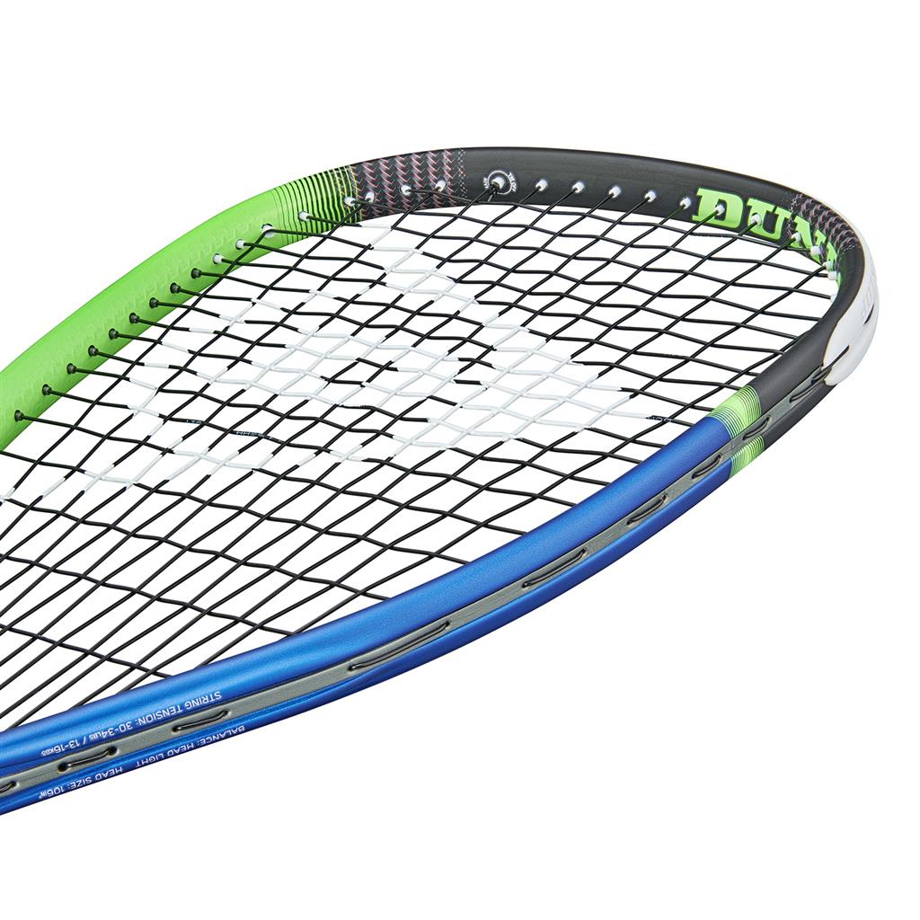 Dunlop Evolution HL Racketball Racket, close-up detail