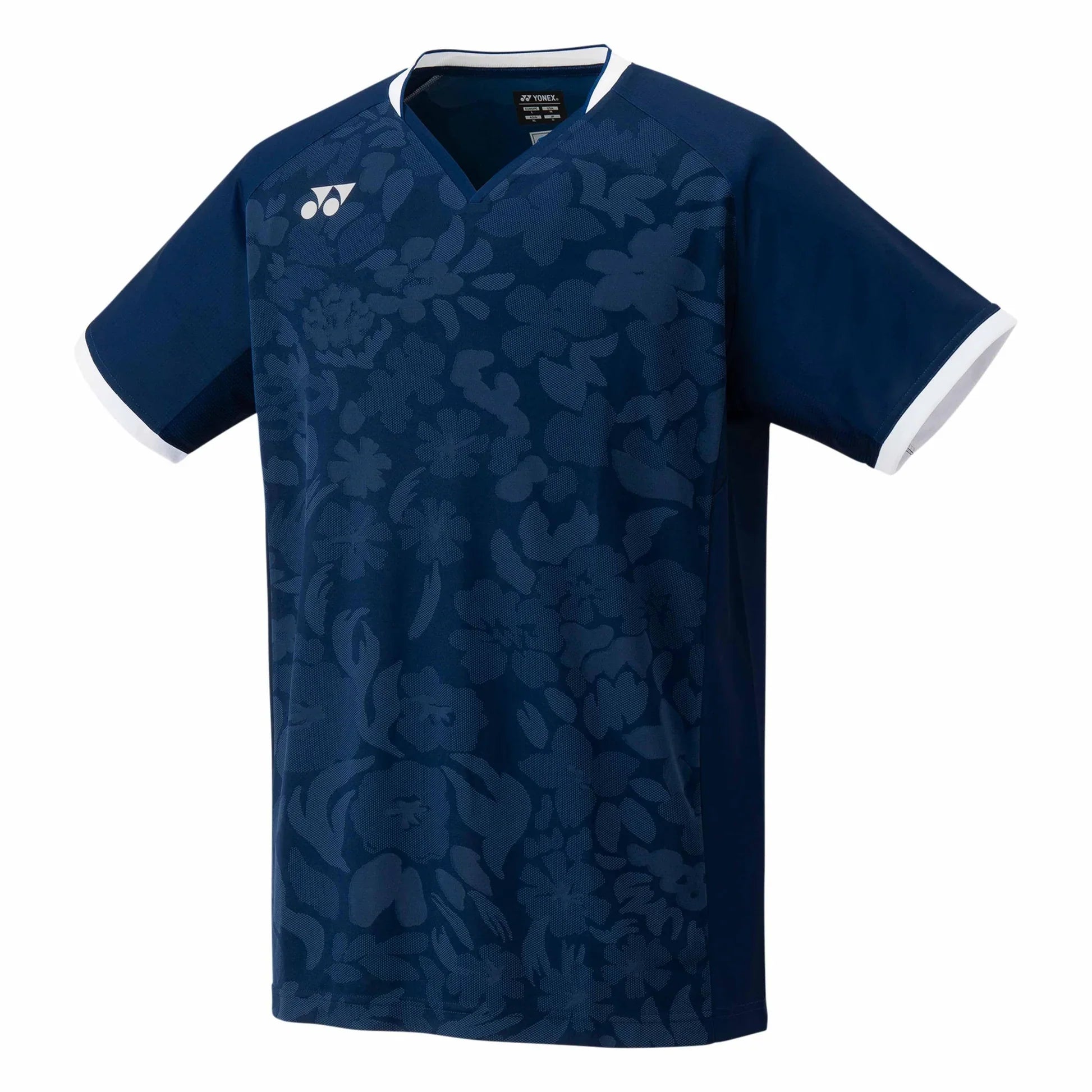 Yonex 10502 Crew Neck T-Shirt Men - Navy/Green
