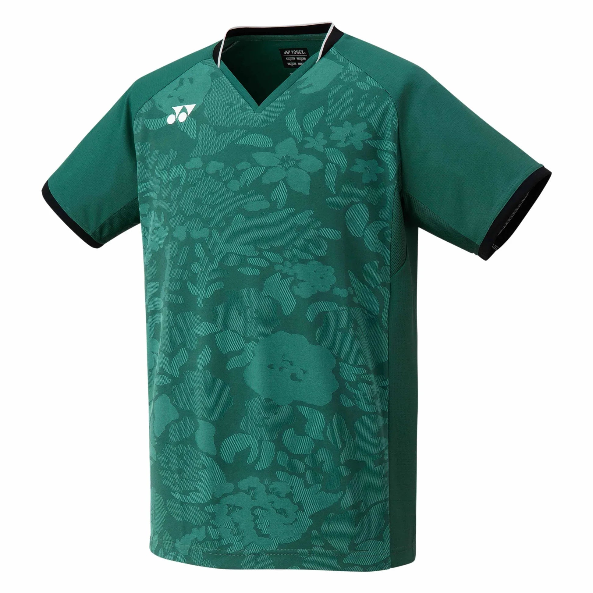 Yonex 10502 Crew Neck T-Shirt Men - Navy/Green