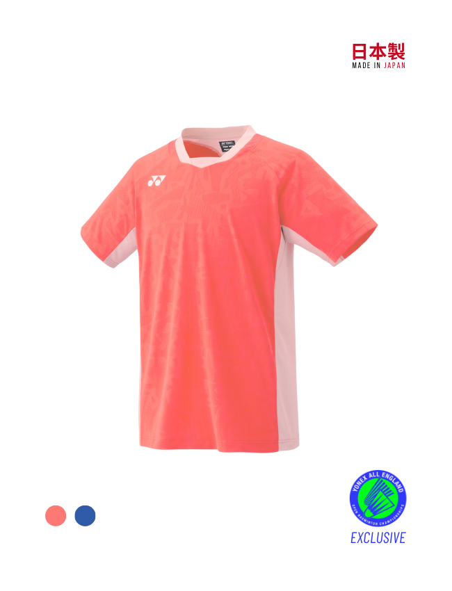 Yonex Men's Crew Neck Shirt 10634YX Coral Red