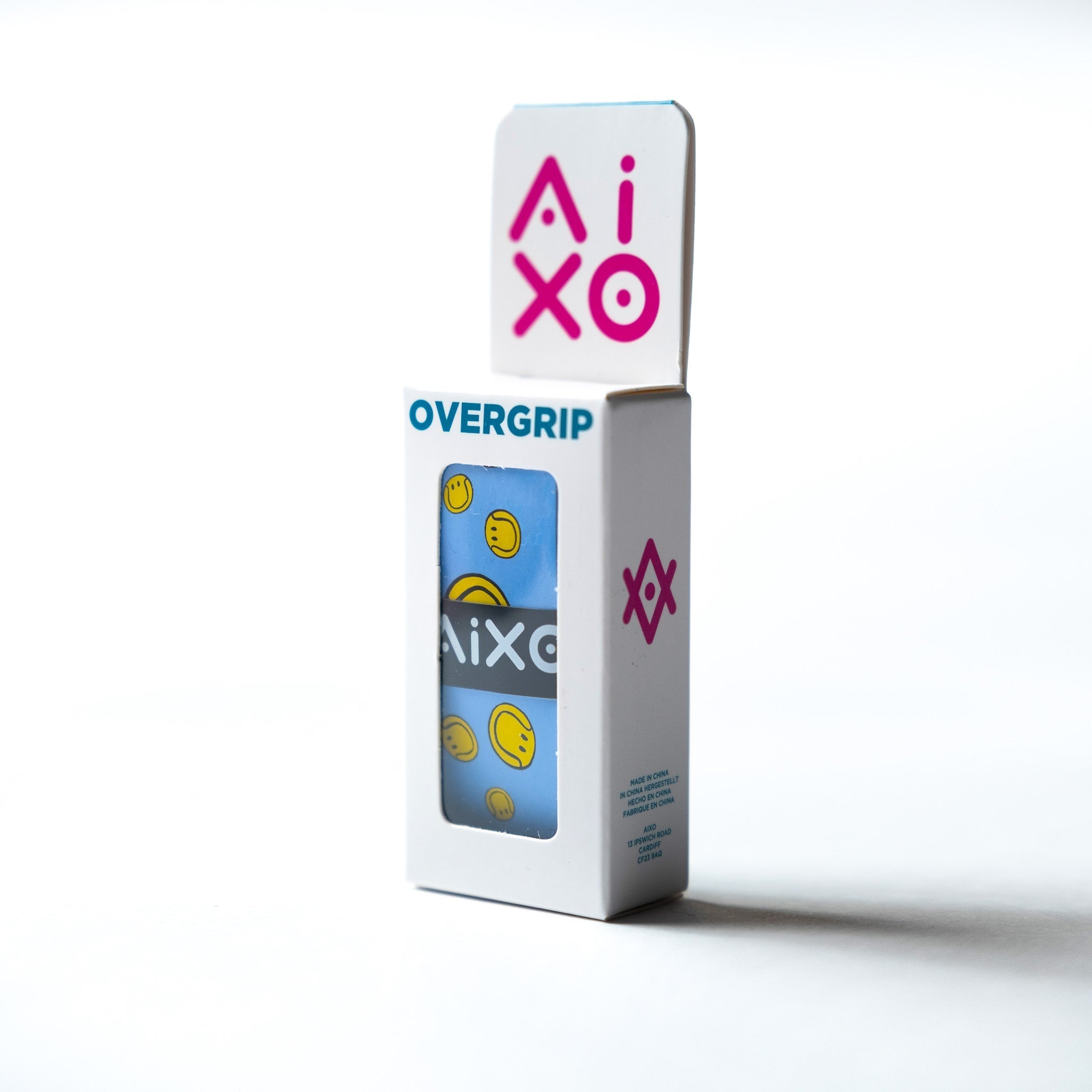 Aixo Smiley Ball Dry Overgrip Pink Overgrips Aixo