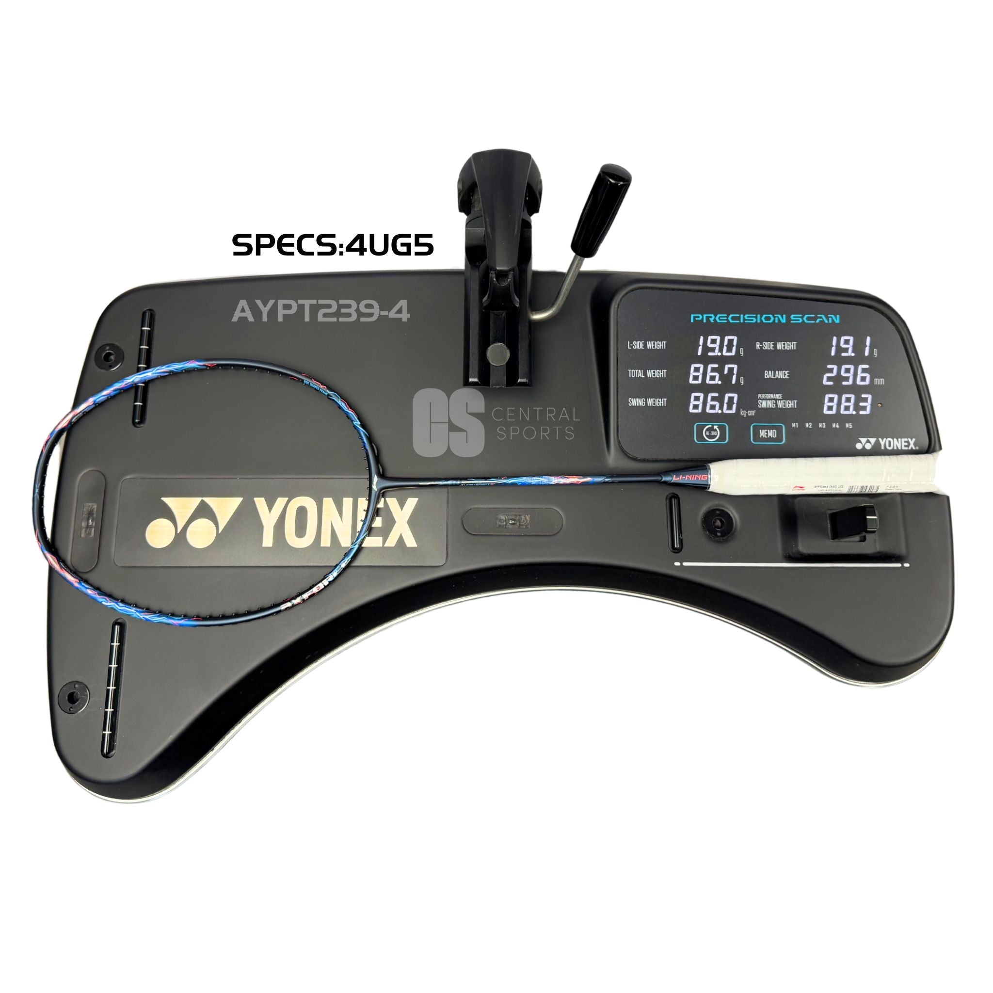 Li-Ning Axforce 90 Long Max Badminton Racket - Storm Blue Badminton Rackets Li-Ning