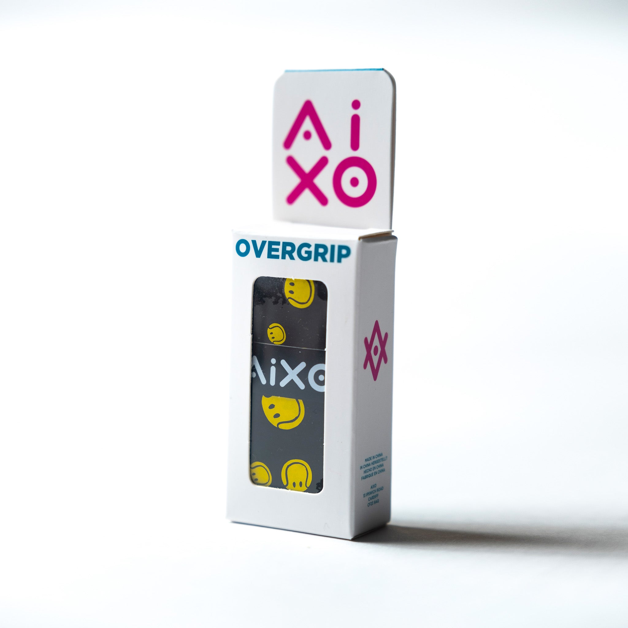 Aixo Smiley Ball Dry Overgrip Pink Overgrips Aixo