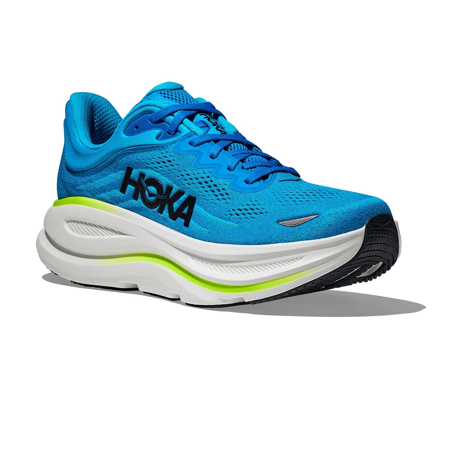 Hoka Bondi 9 Running Shoe Men - Skyward Blue/Blue Running Shoes Hoka