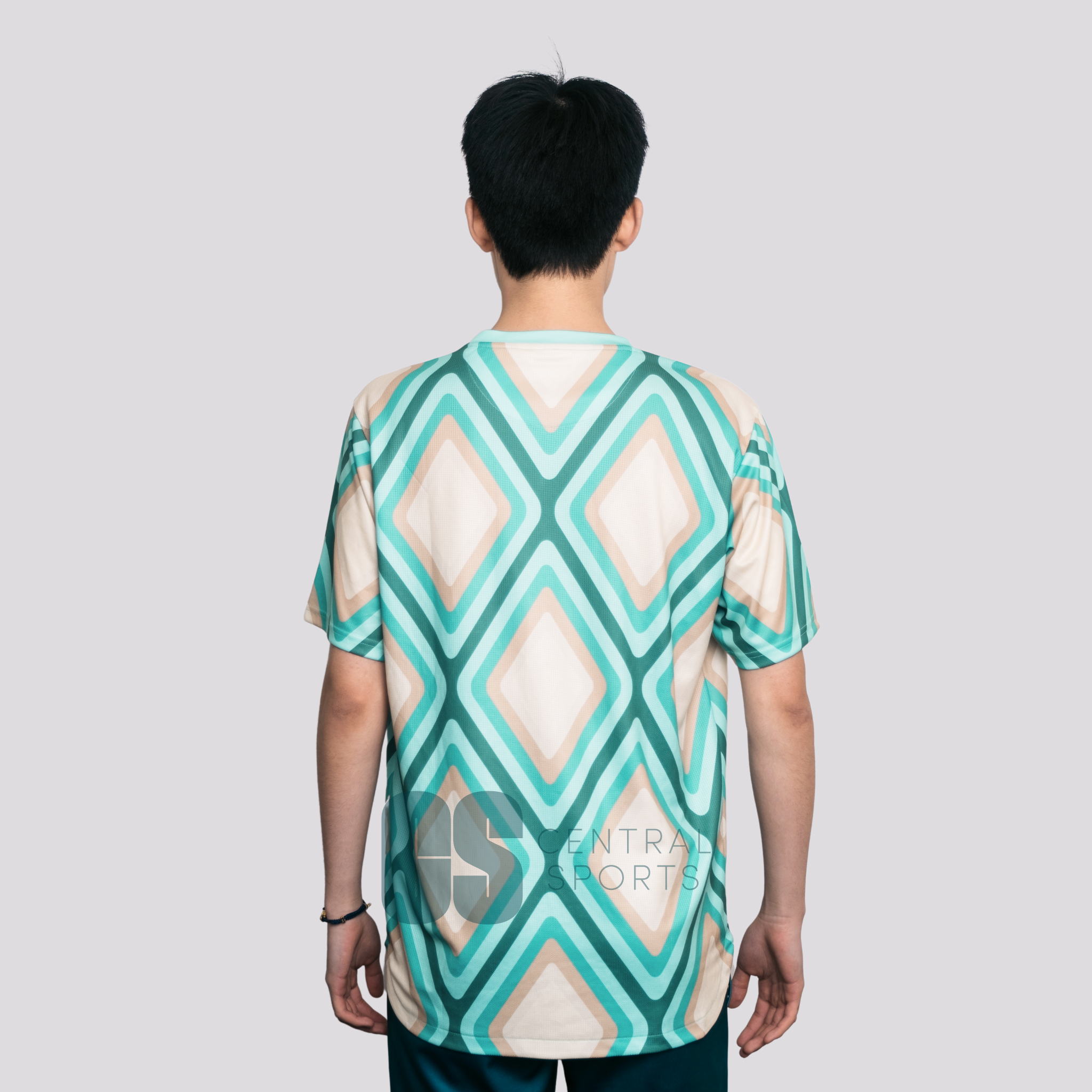 Yonex Diamond Tech T-Shirt Men Jade/Ivory Clothing Yonex