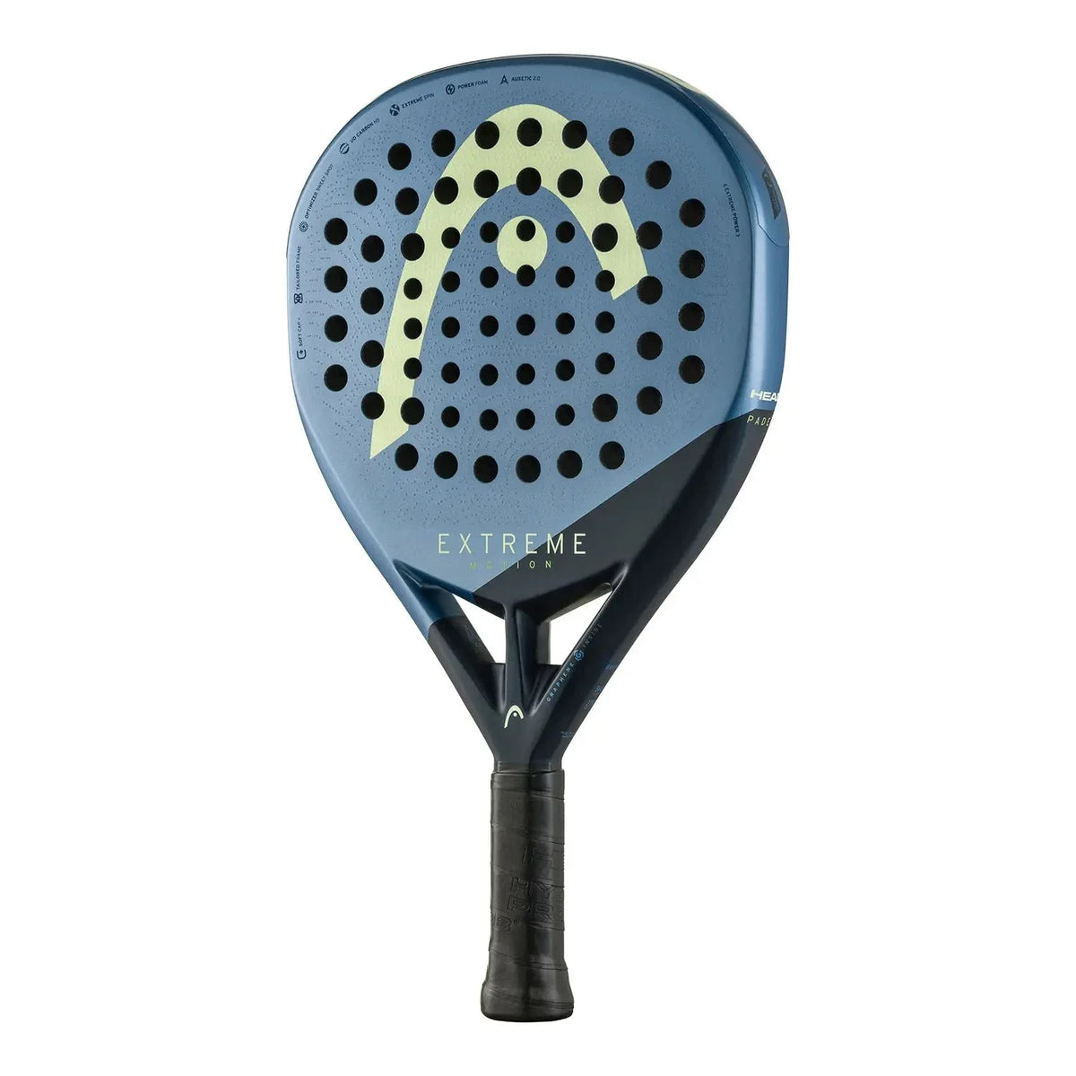 Head Extreme Motion 2025 Padel Racket, Grey, back view