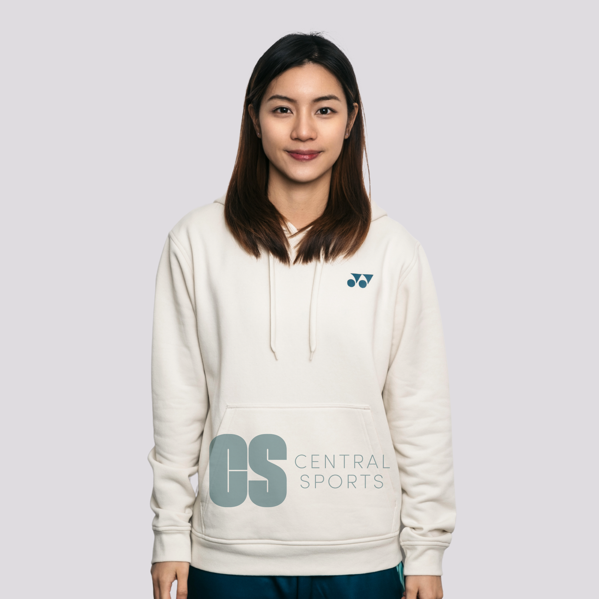 Yonex Coiled Snake Unisex Hood Ivory Clothing Yonex