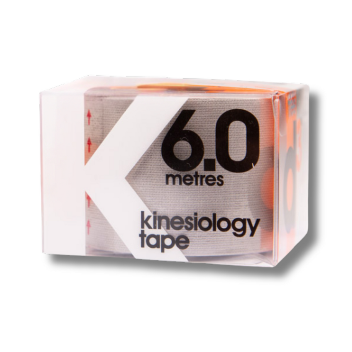 D3 K6.0 Kinesiology Tape 50mm x 6m - Silver Silver 50mm x 6m Sports Tape D3