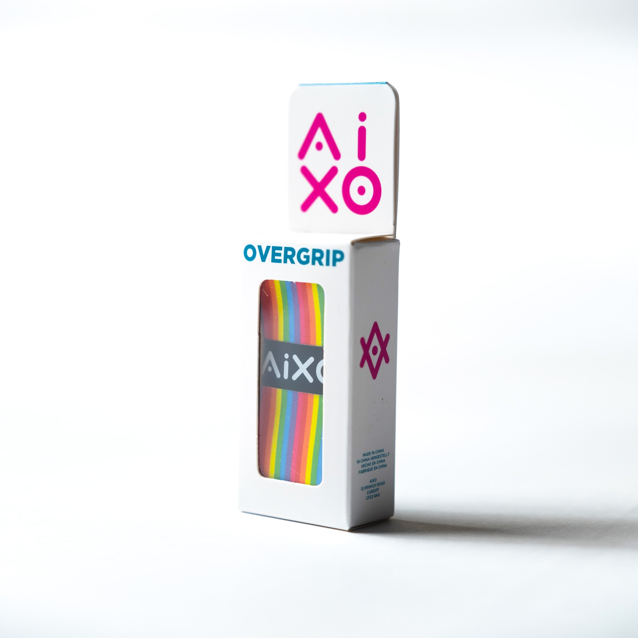 Aixo Rainbow Stripe Tacky Overgrip Overgrips Aixo