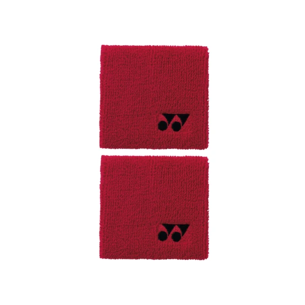 Yonex AC489EX Wrist Band (Pack of 2), Red, detail view