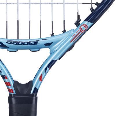 Babolat Ballfighter 17 Tennis Racket Junior, Strung, Blue/Orange, side view