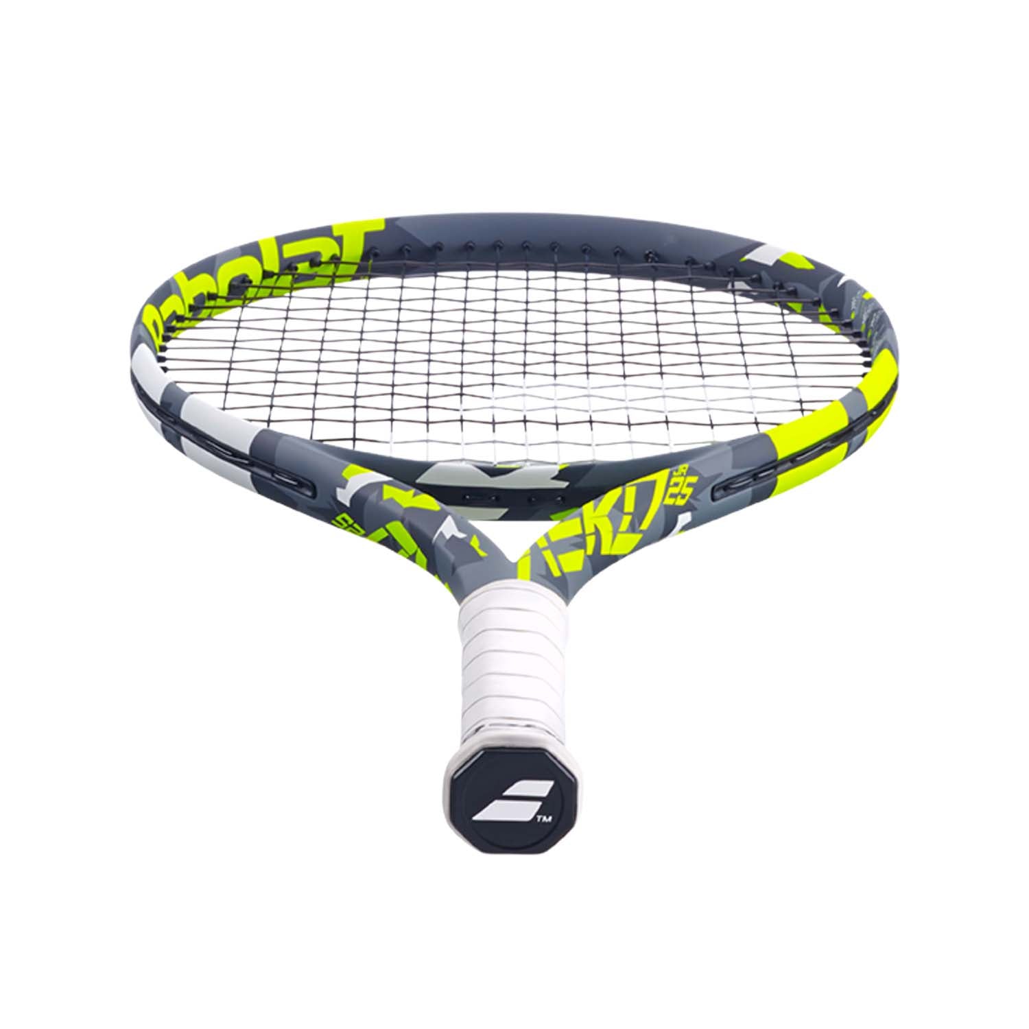 Babolat Aero Junior 26" (Grey/Yellow/White) Tennis Racket 250g - Strung Tennis Rackets Babolat