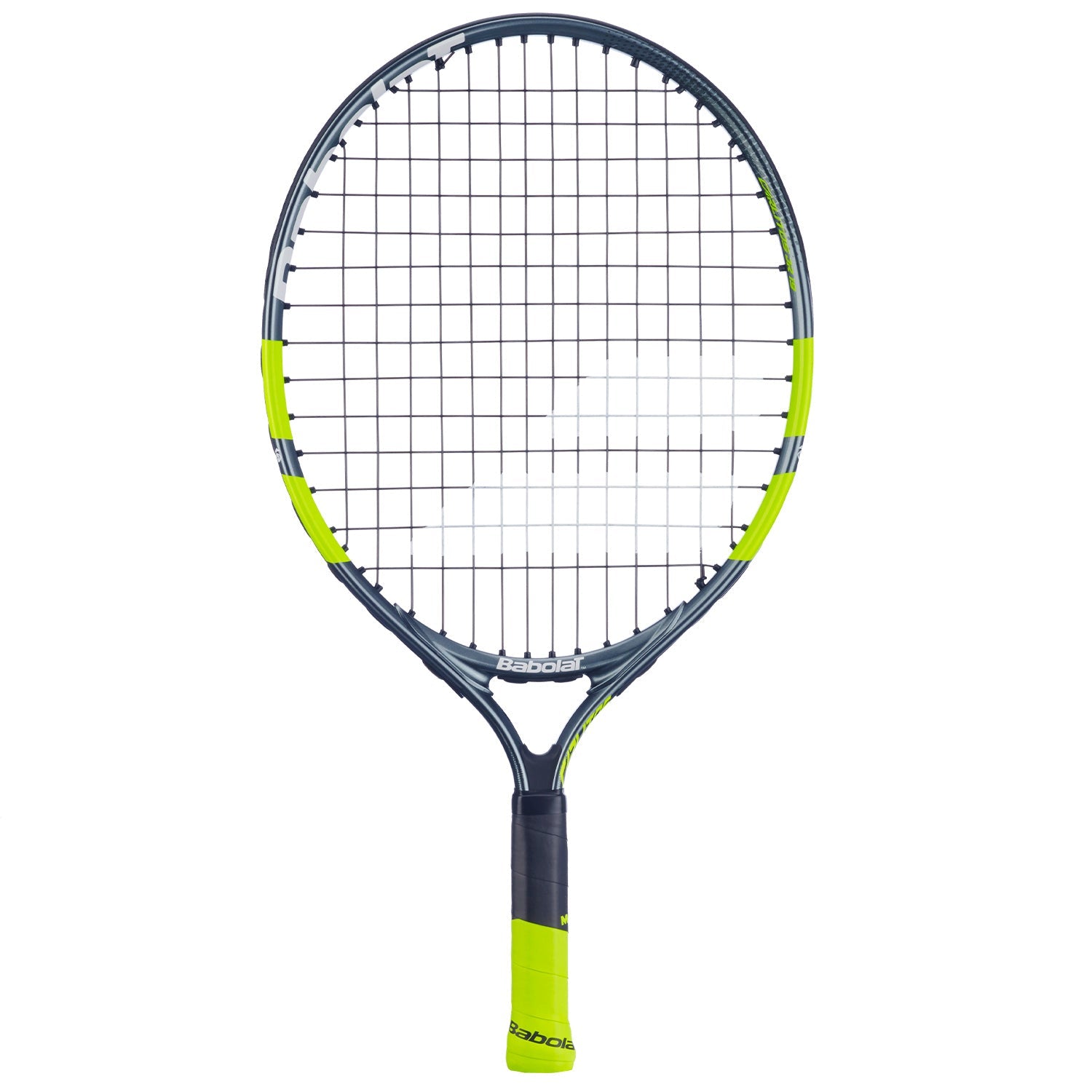 Babolat Carlitos Junior 21 2026 Tennis Racket Strung 180g - Grey/Yellow Grey Yellow 21" Tennis Rackets Babolat