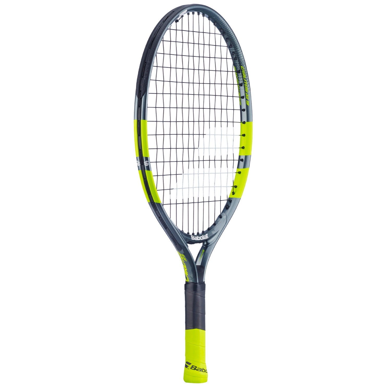 Babolat Carlitos Junior 21 2026 Tennis Racket Strung 180g - Grey/Yellow Tennis Rackets Babolat