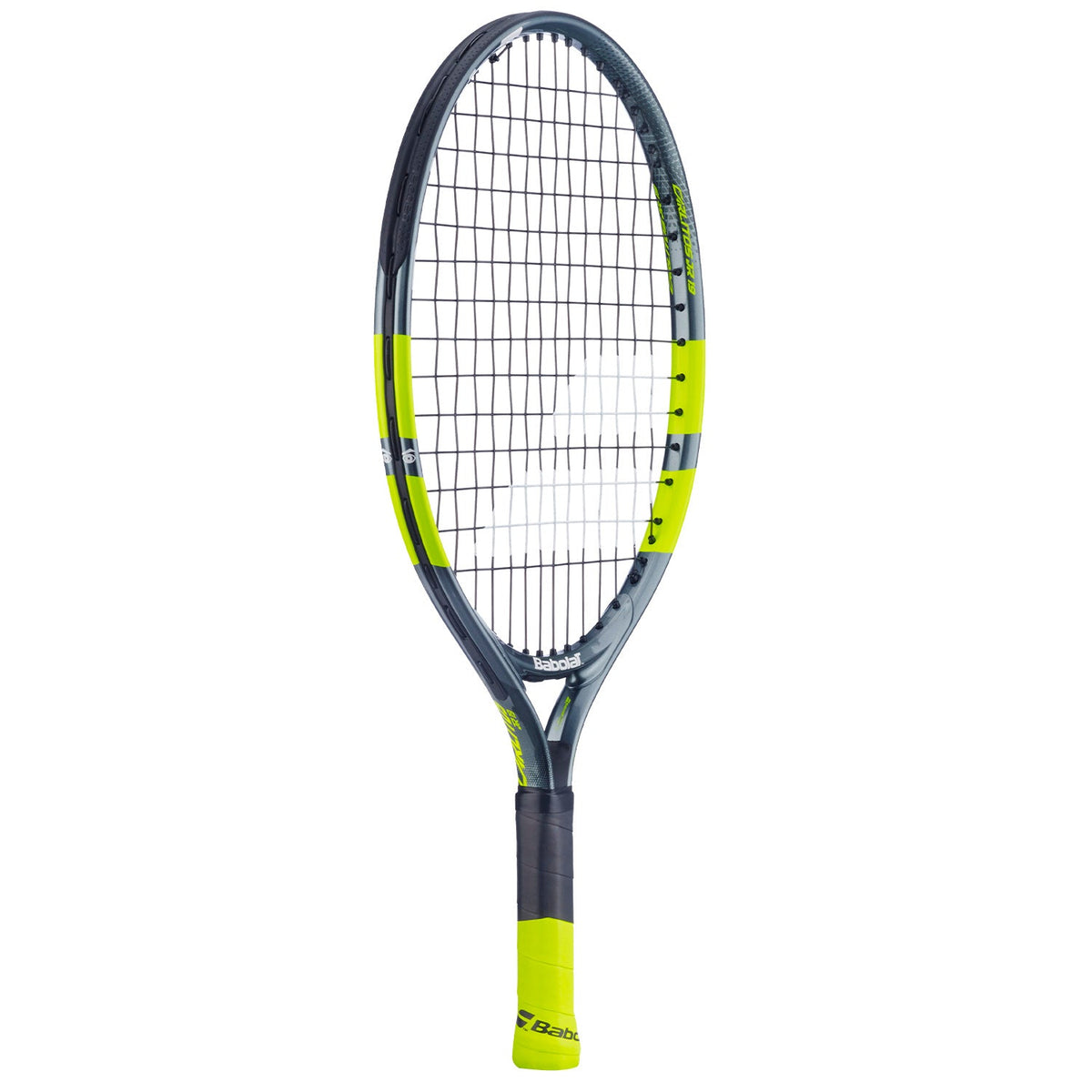Babolat Carlitos Junior 21 2026 Tennis Racket Strung 180g - Grey/Yellow Tennis Rackets Babolat