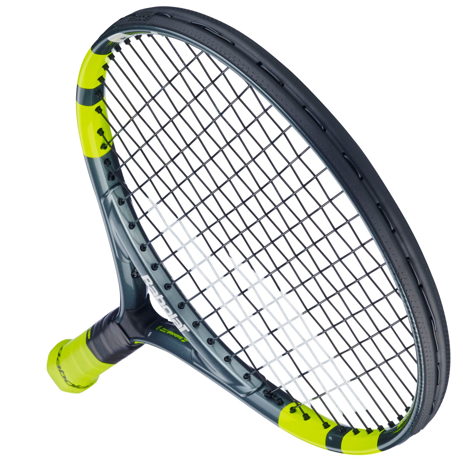 Babolat Carlitos Junior 21 2026 Tennis Racket Strung 180g - Grey/Yellow Tennis Rackets Babolat
