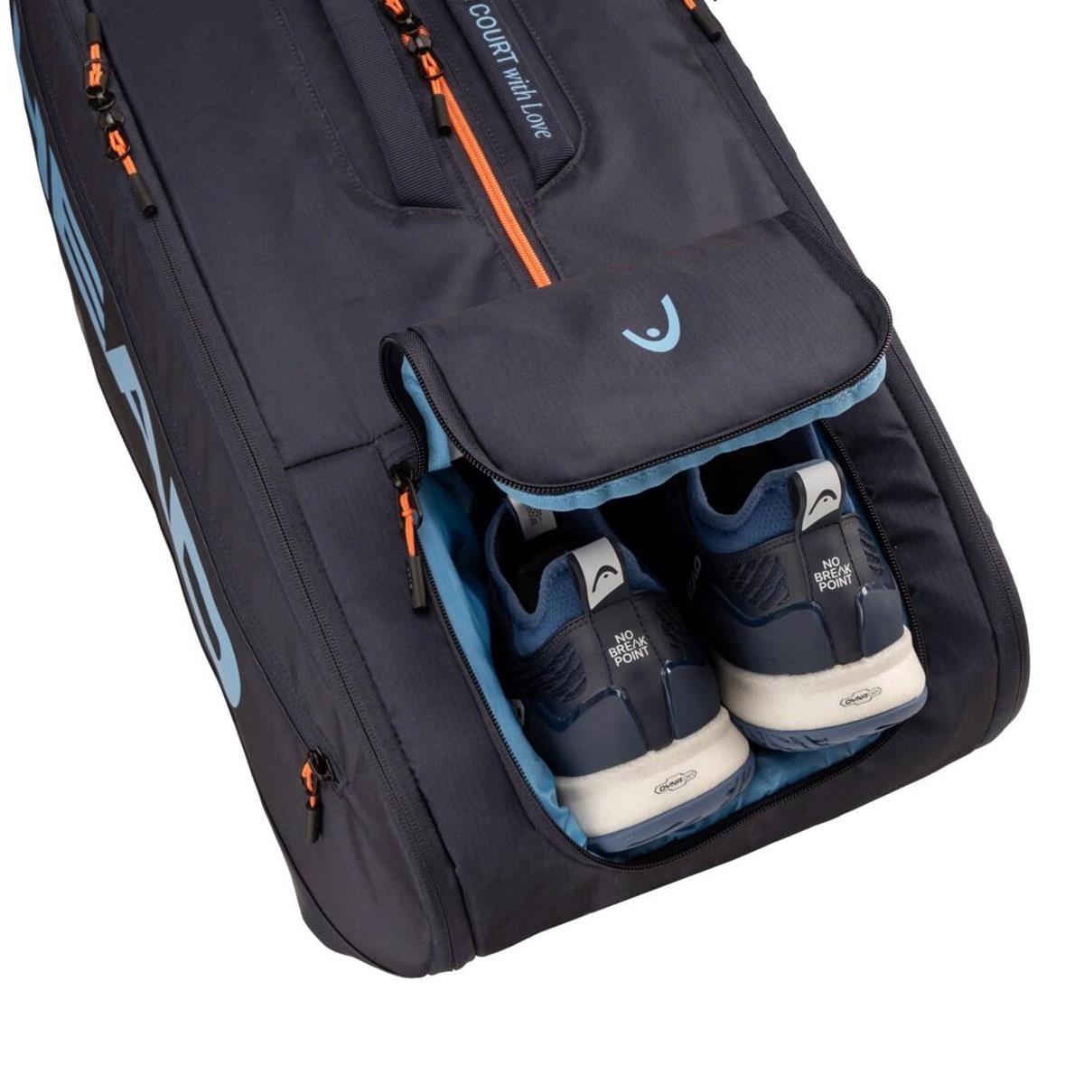 Head Pro Tennis Racket Bag XL 12 Racket - Navy Bag Head