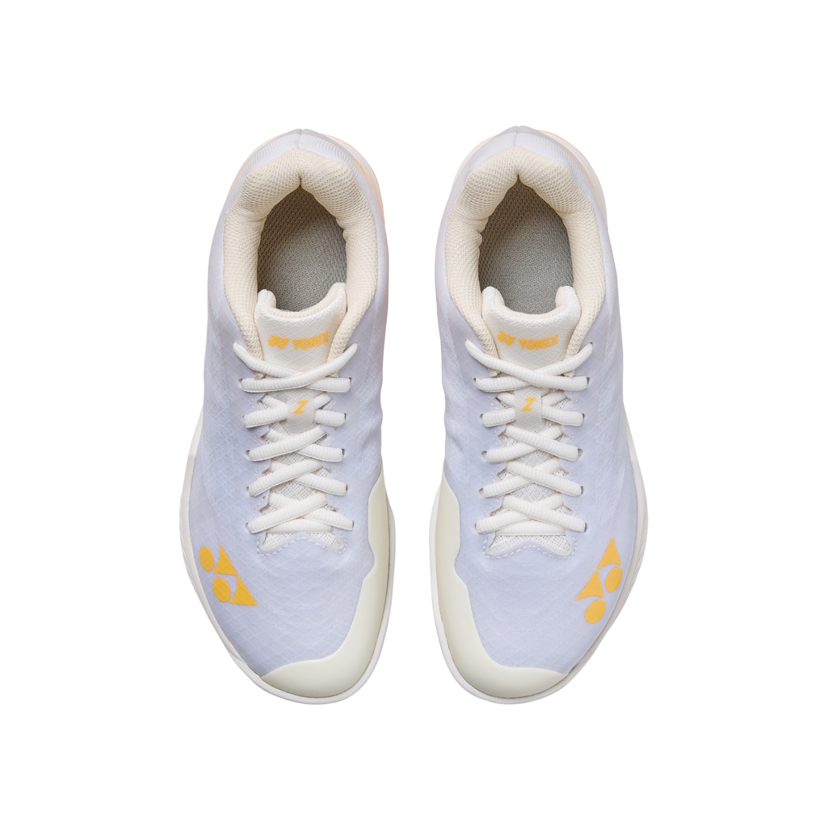 Yonex Power Cushion Aerus Z2 Badminton Shoes Women - White/Orange Badminton Shoes Yonex