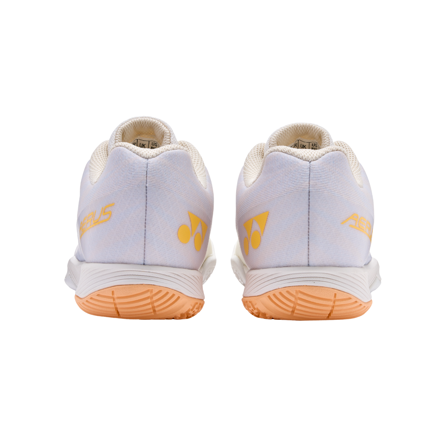 Yonex Power Cushion Aerus Z2 Badminton Shoes Women - White/Orange Badminton Shoes Yonex