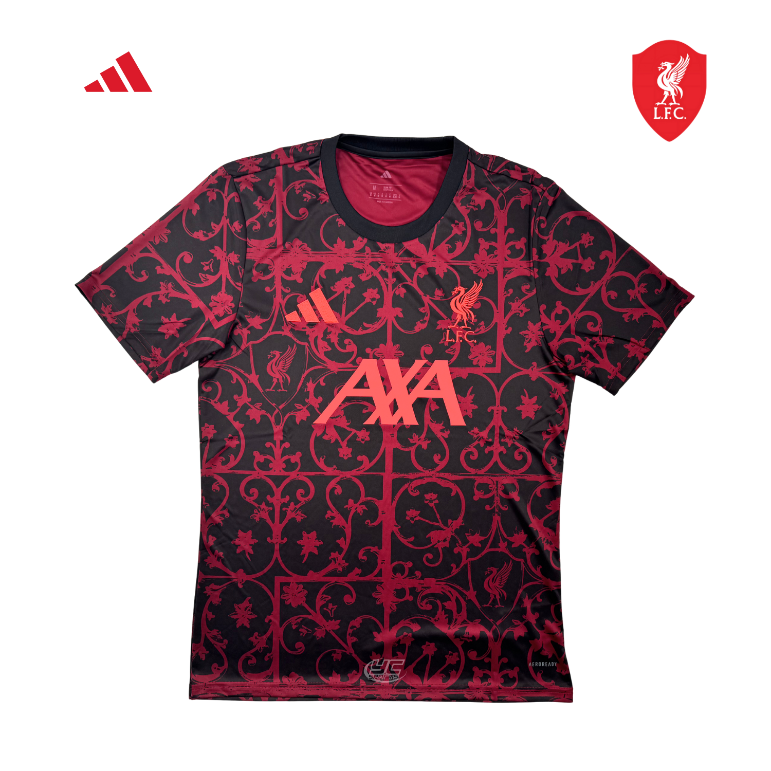 Adidas Liverpool F.C. 25/26 Pre-Match T- Shirt Men - Black/Purple