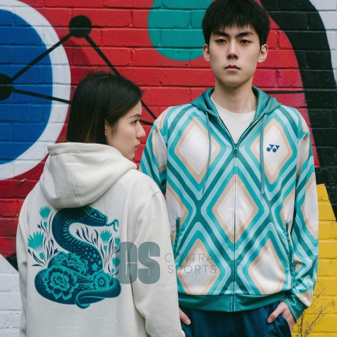 Yonex Diamond Unisex Zip Hood Jade/Ivory