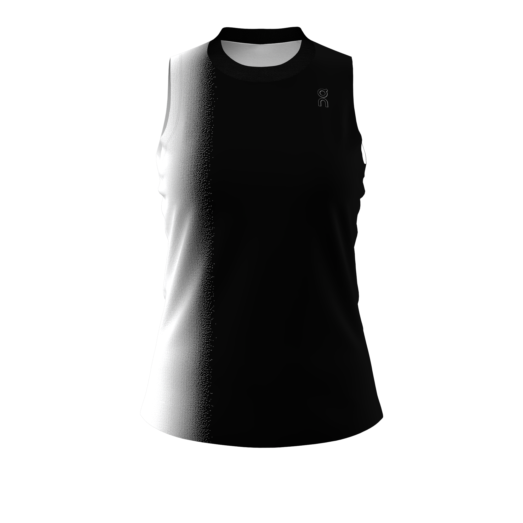 On Running Court Tank Women - Black/White Clothing On Running