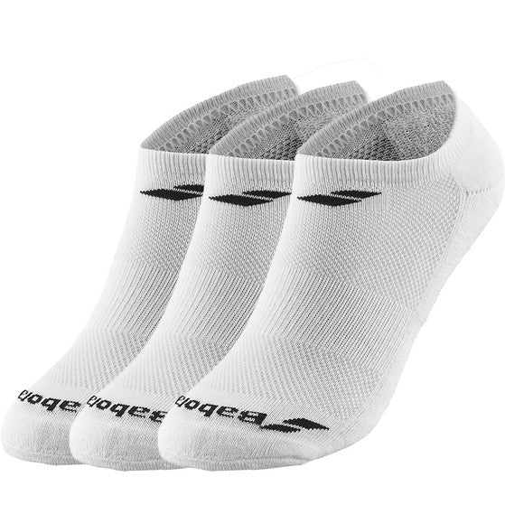 Babolat Invisible Socks 3 Pack Unisex - White White White Clothing Babolat
