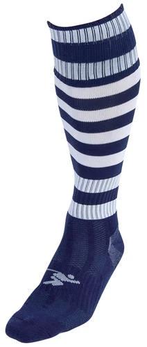 Precision Hooped Pro Football Socks Unisex - Navy/White Navy White 7-11 Clothing Precision
