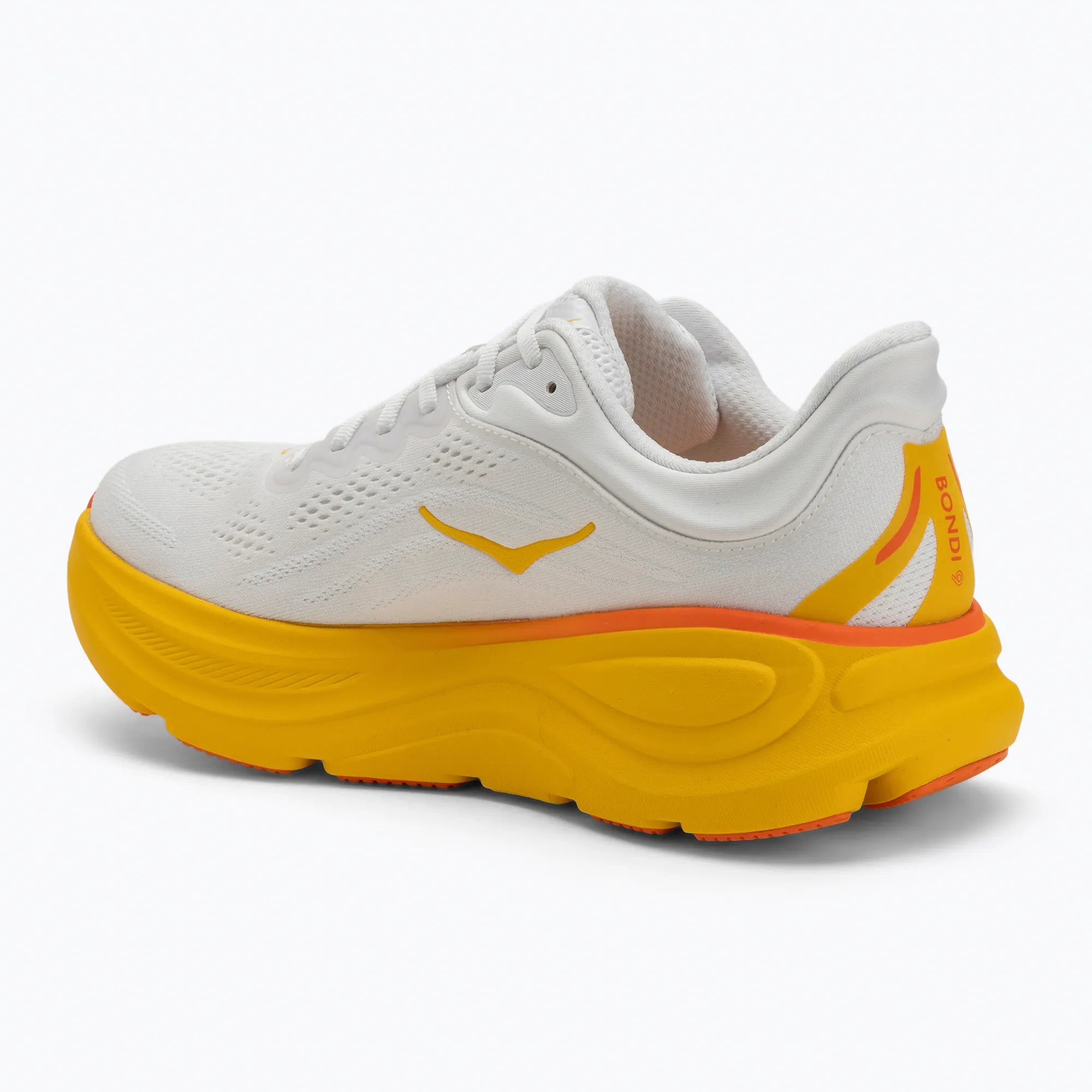 Hoka Bondi 9 Running Shoes Men - Frost/Sunflower