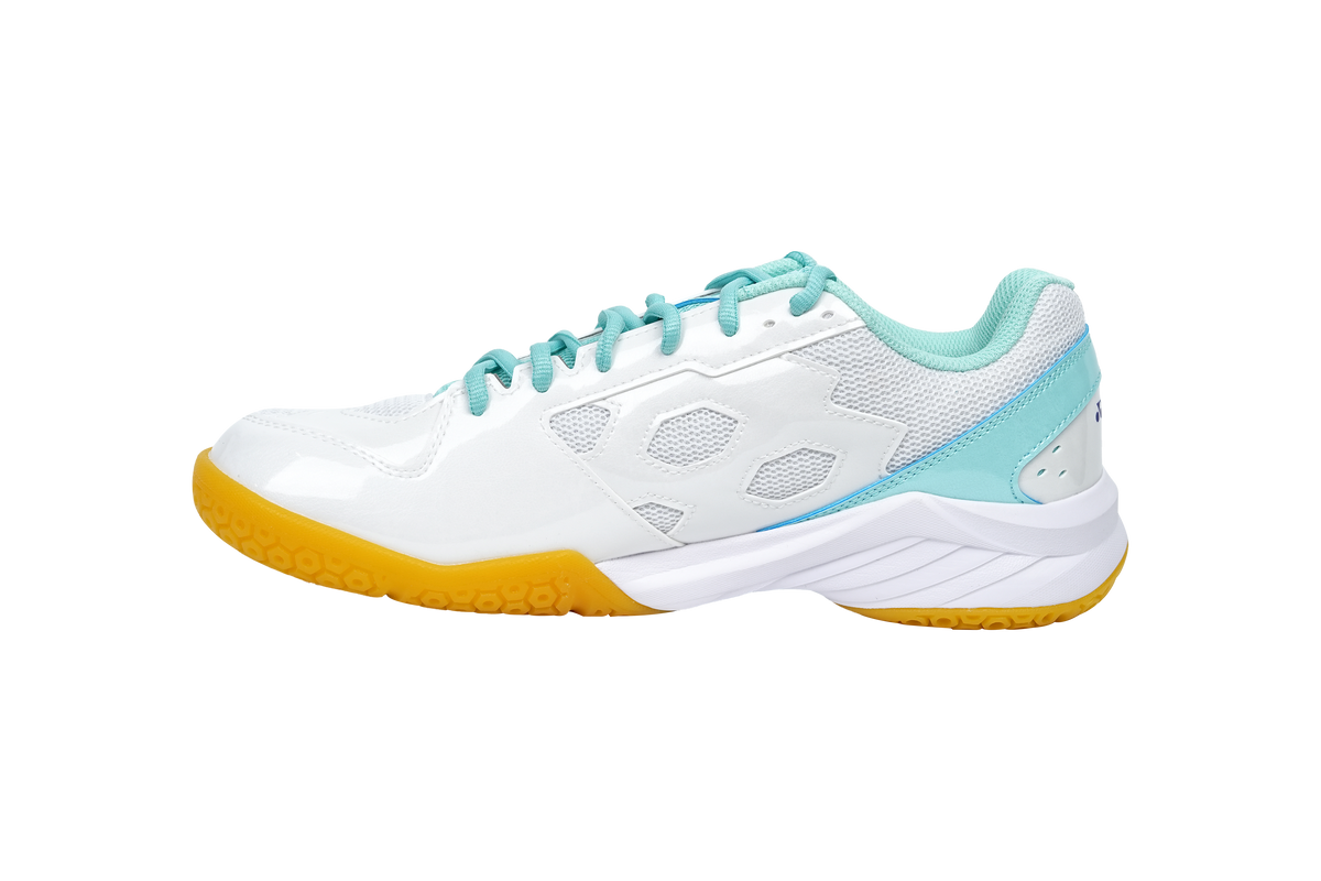 Yonex SHB101EX Power Cushion 101 Badminton Shoe Unisex - White/Mint Badminton Shoes Yonex