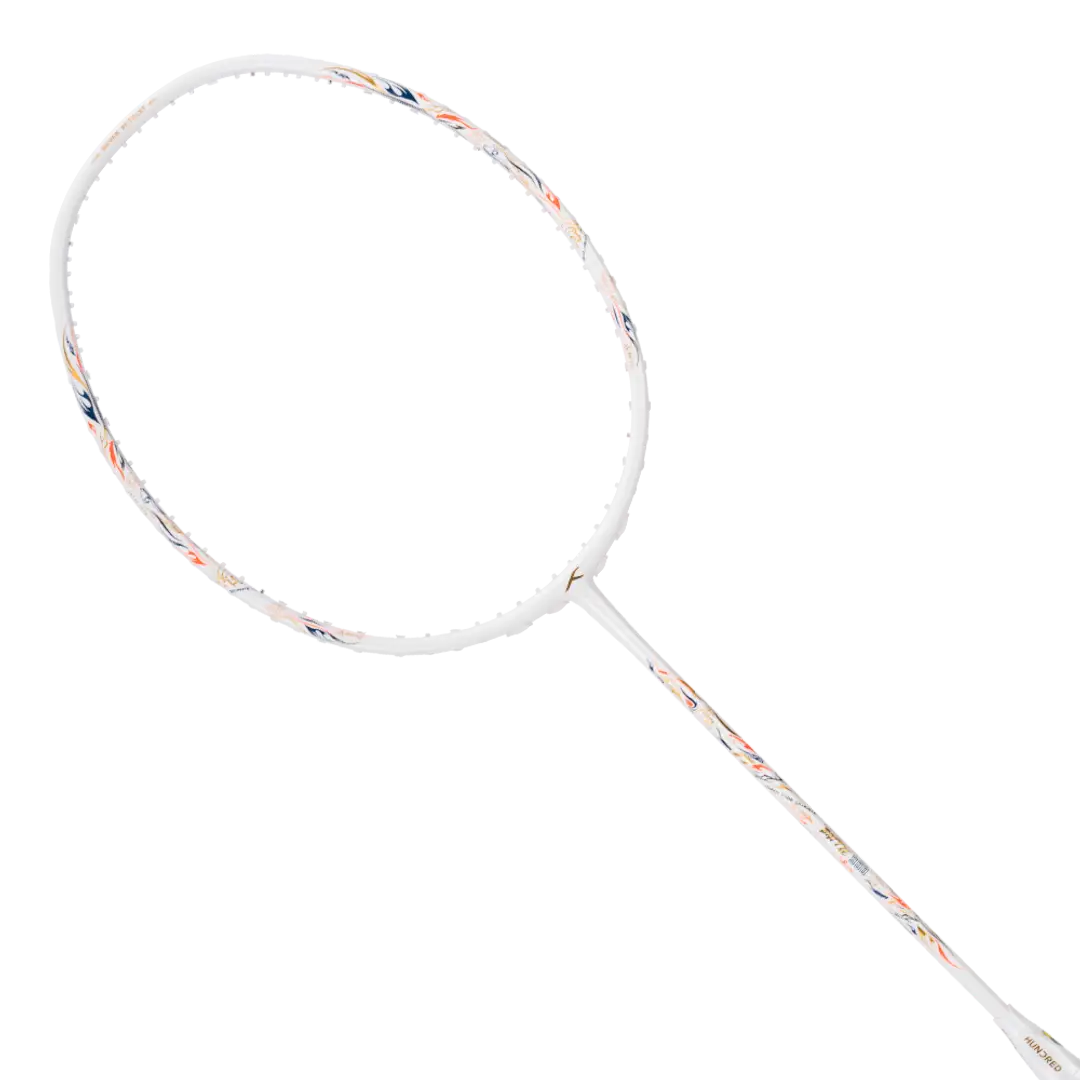 Hundred Battle 900 4U Badminton Racket - White Badminton Rackets Hundred