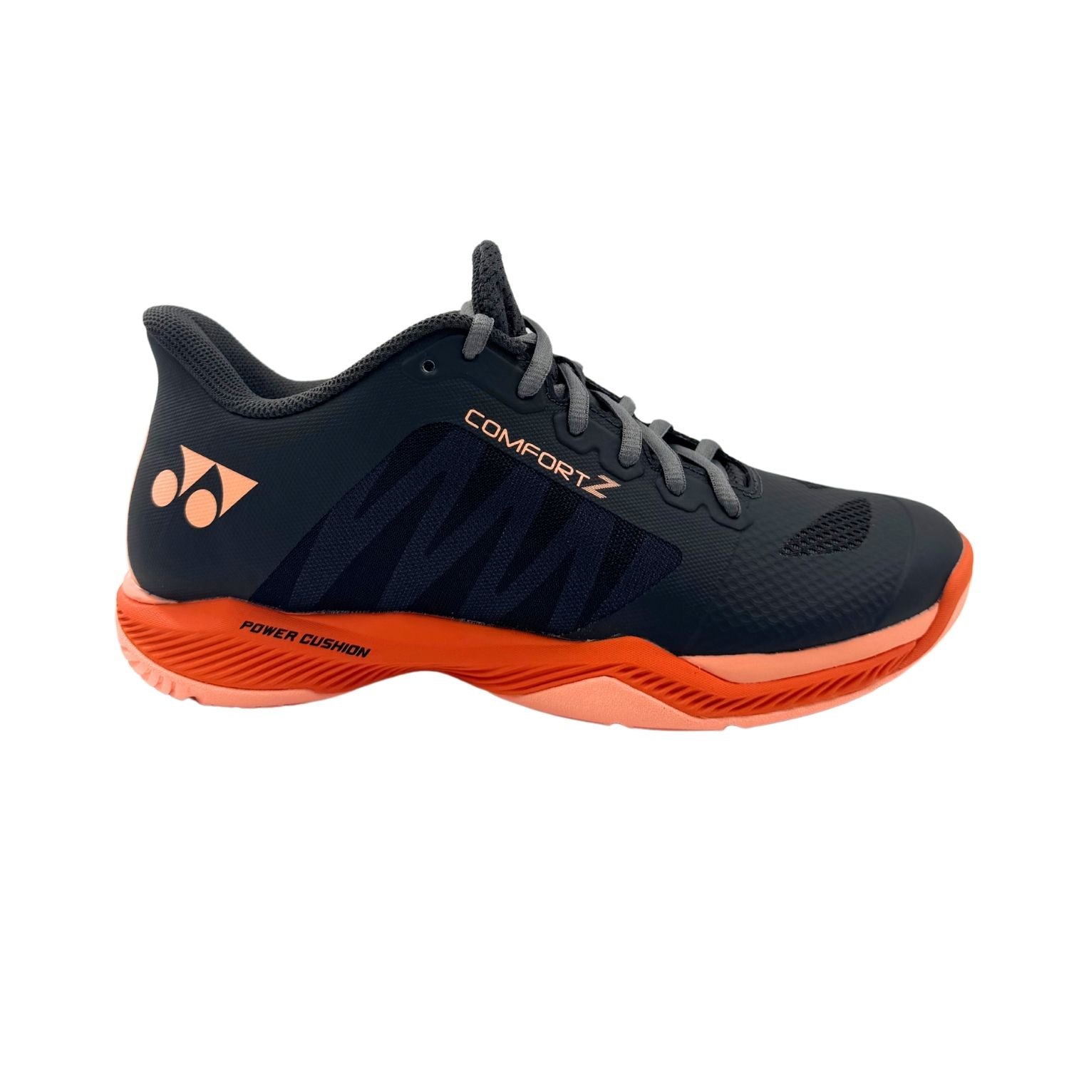 Yonex Power Cushion Comfort Z3 Badminton Shoe Men - Dark Gray Dark Gun Orange Badminton Shoes Yonex