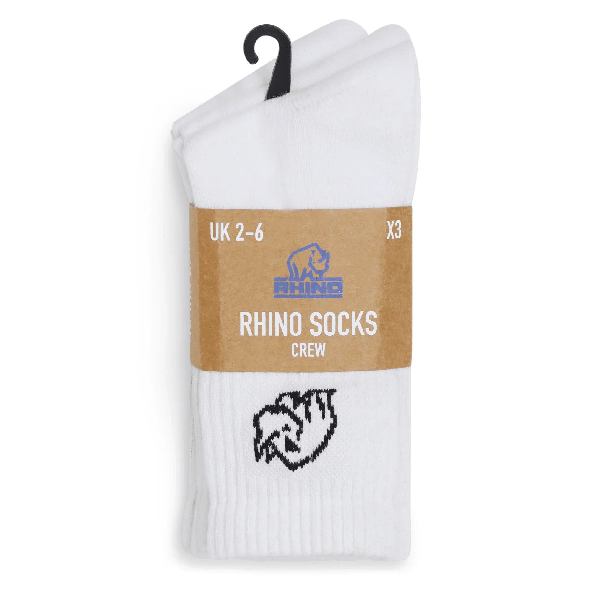 Rhino Crew Sock 3 pack Clearance Flash