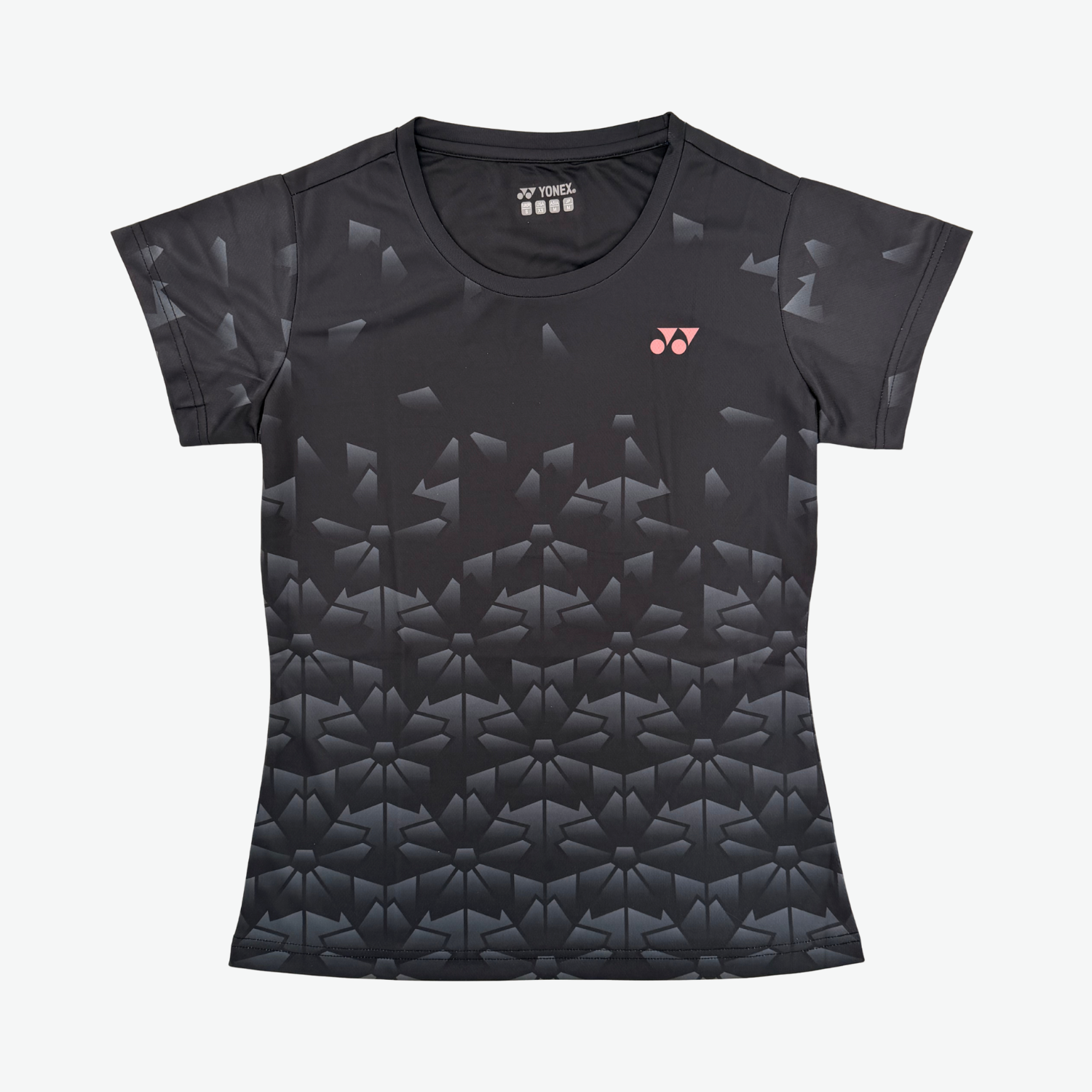 Yonex YTL 13 Sakura Womens T-Shirt Black Black Clothing Yonex