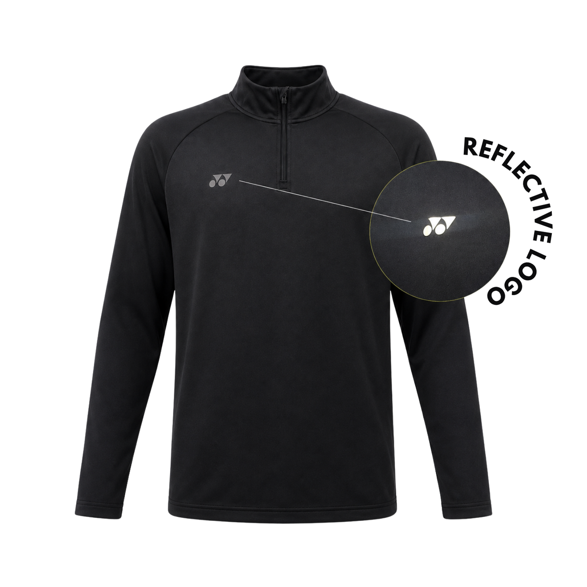 Yonex Blackout YMDL2024 Mid Layer Unisex BLACK Clothing Yonex
