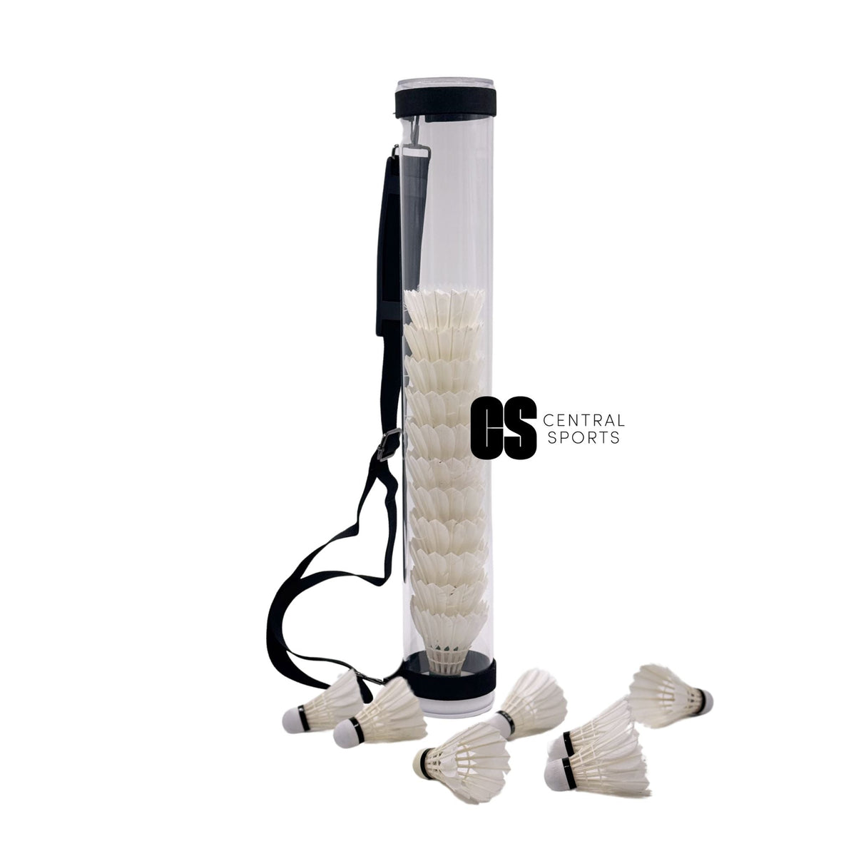 Badminton Shuttlecock Tube Holder 50CM (1 Tube) Central Sports UK