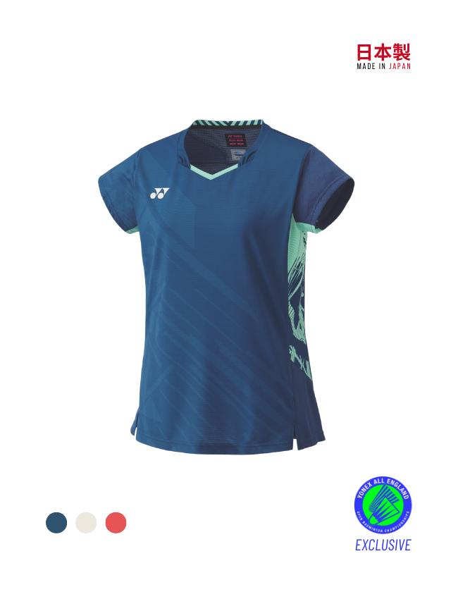 Yonex Women's Crew Neck Shirt 20858YX Ink Blue Clothing Yonex