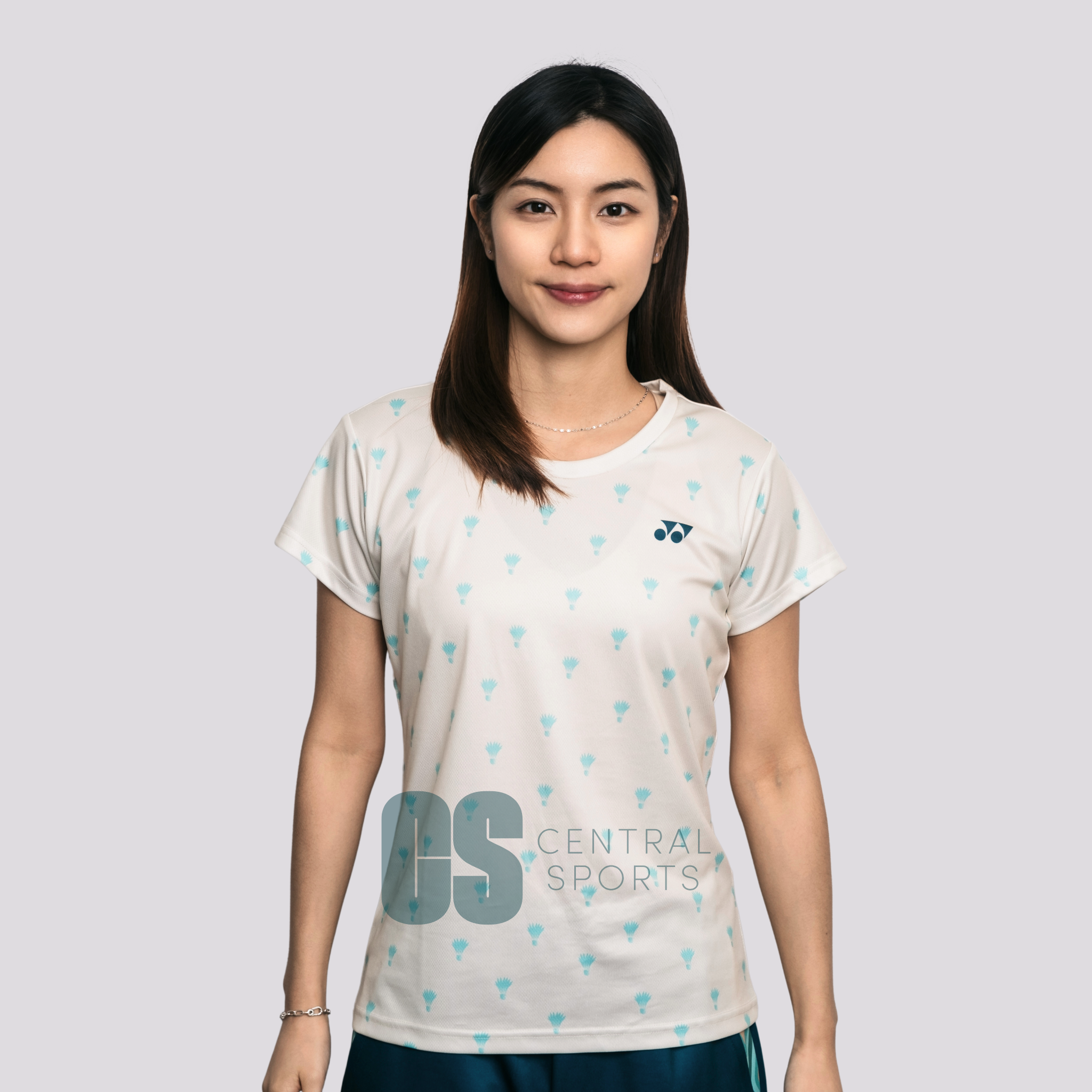 Yonex Coiled Snake Women Tech T-Shirt Ivory Clothing Yonex