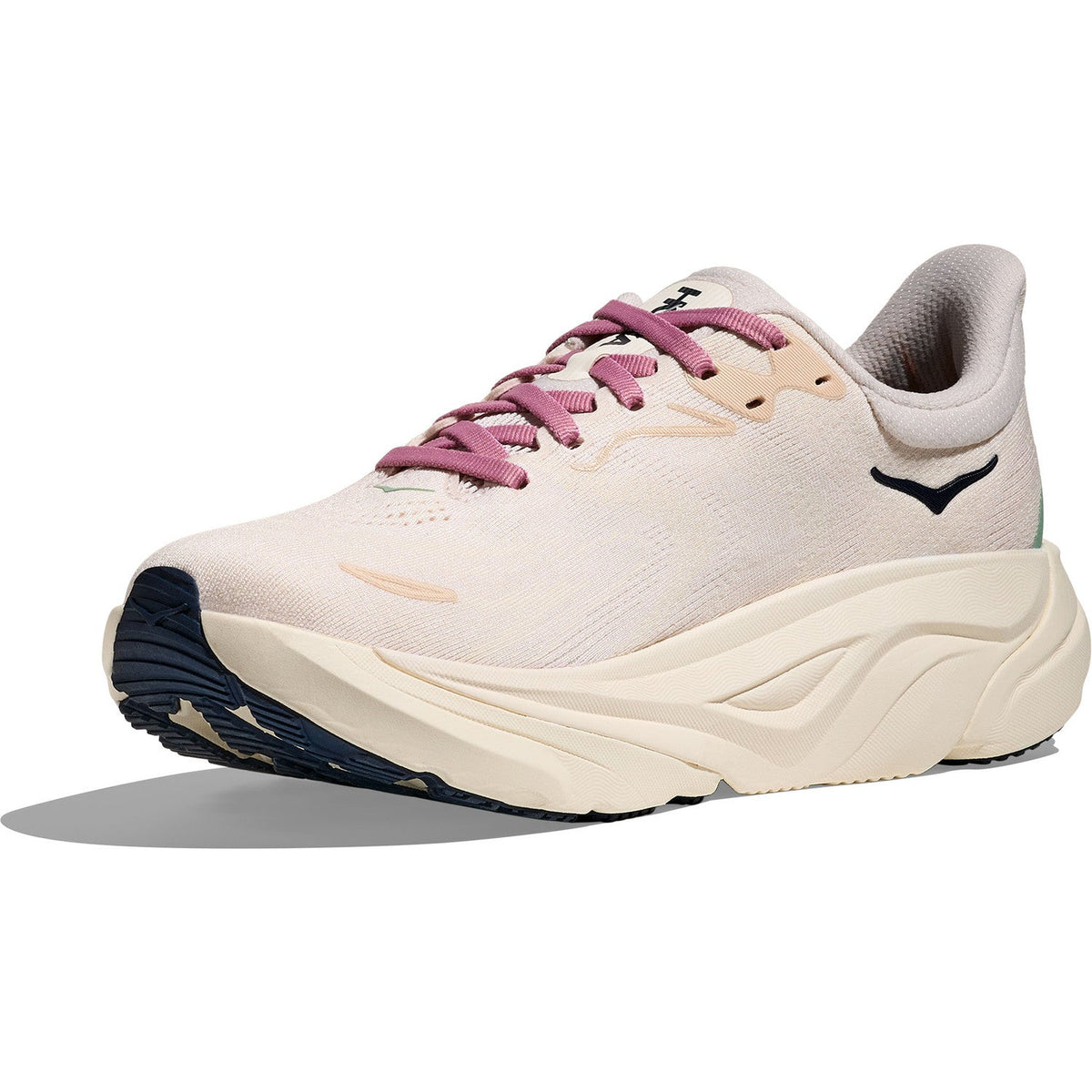 Hoka Arahi 8 Running Shoe Women, Rose Cream/Alabaster, side view