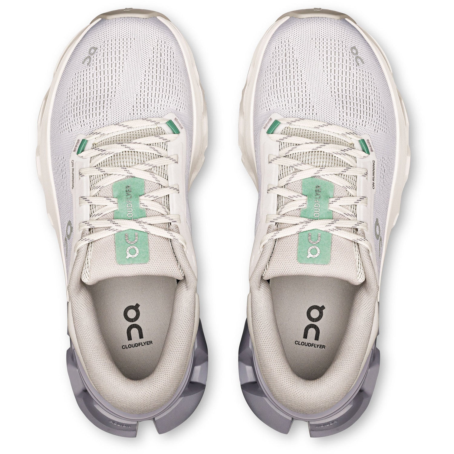 On Running Cloudflyer 5 Running Shoe Women - White/Lilac Running Shoes On Running