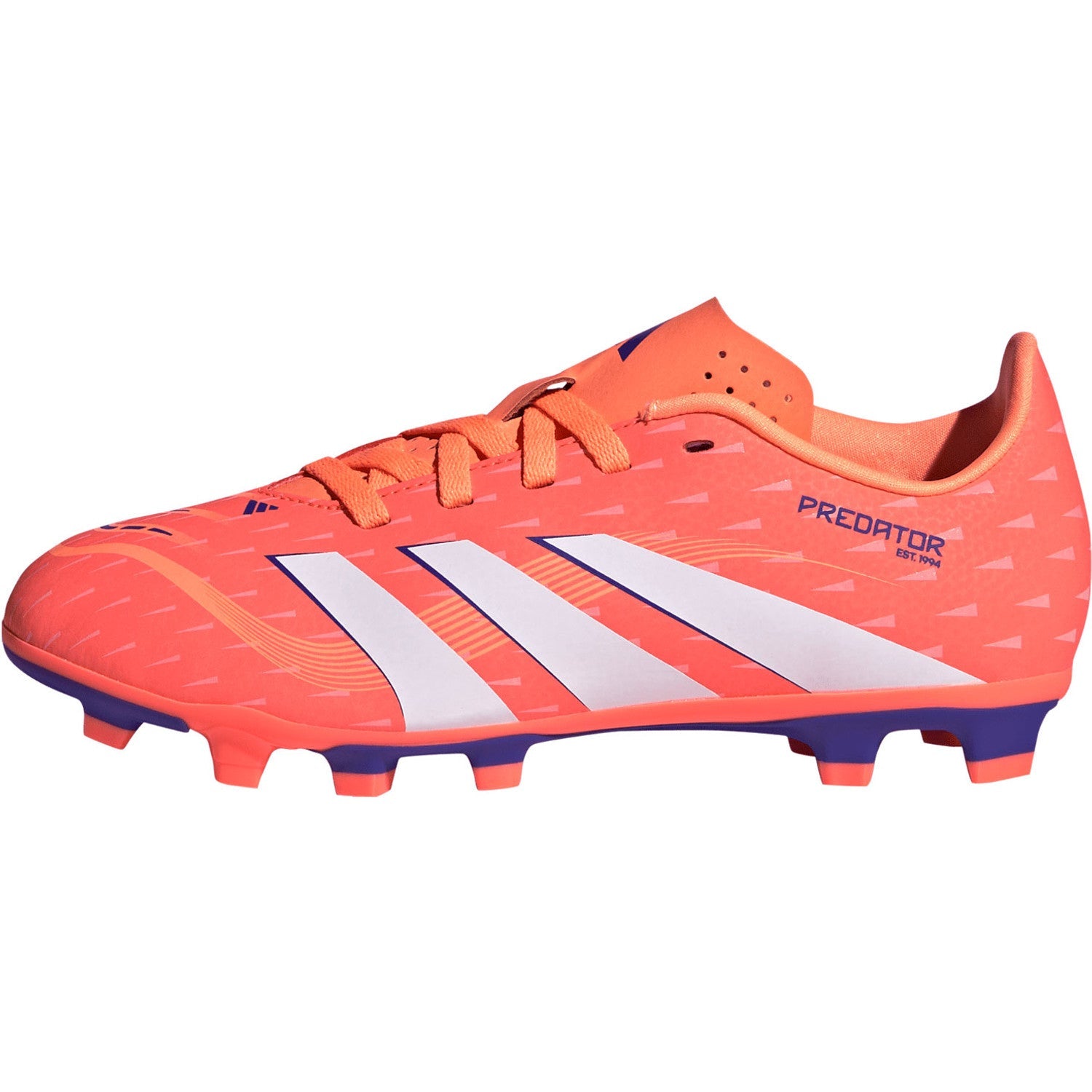 Adidas Predator Club FG/MG Football Boots Junior Coral/White
