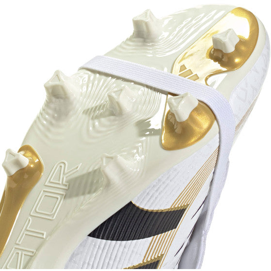 Adidas Predator League FT FG/MG Football Boots Men - White/Gold shoes Adidas