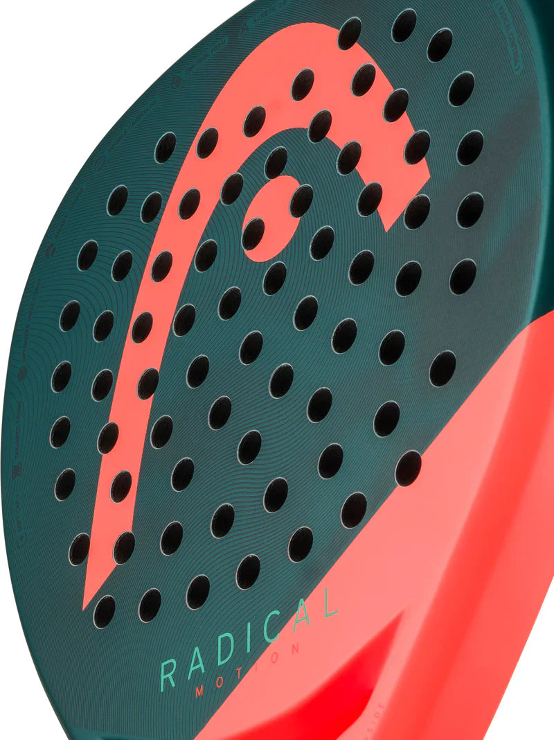 Head Radical Motion 2026 Padel Racquet - Black/Fluo Orange Padel Head