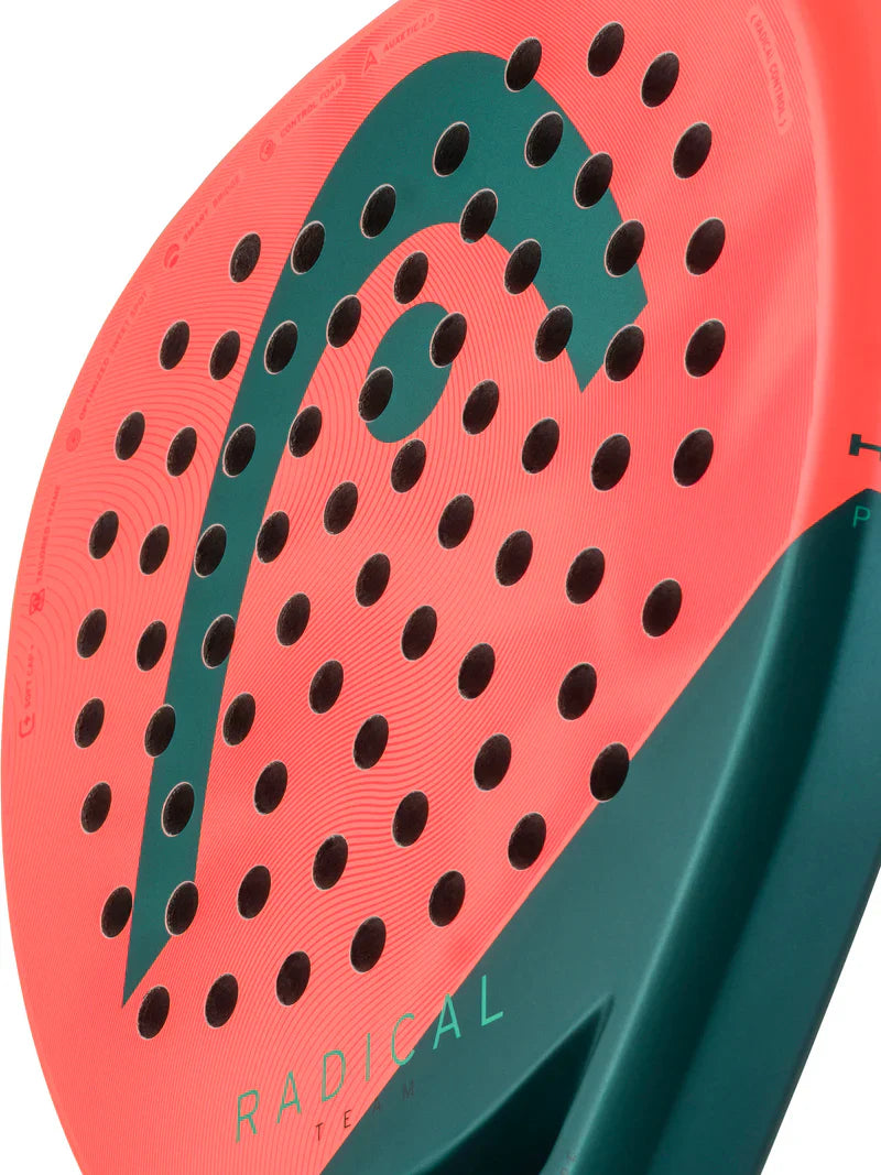 Head Radical Team 2026 Padel Racquet - Fluo Orange/Black Padel Head