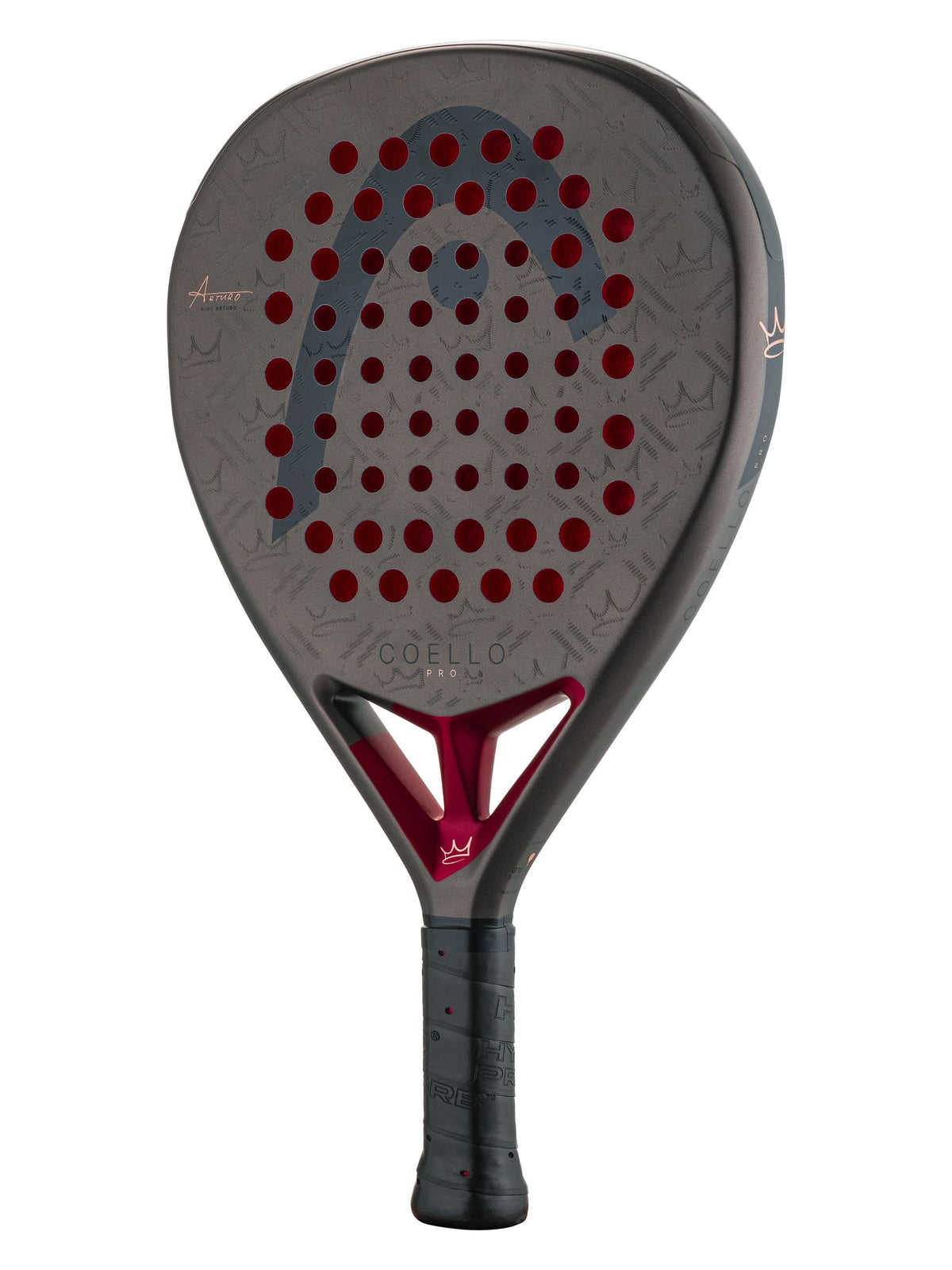 Head Coello Pro 2026 Padel Racket, Brown, back view