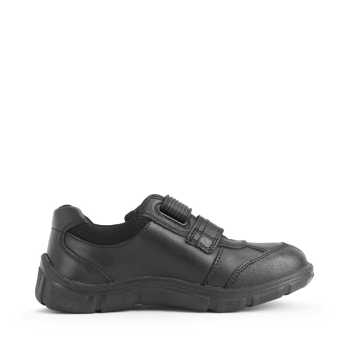 Start-Rite Luke 2273 boys' school shoes, black leather, detail view
