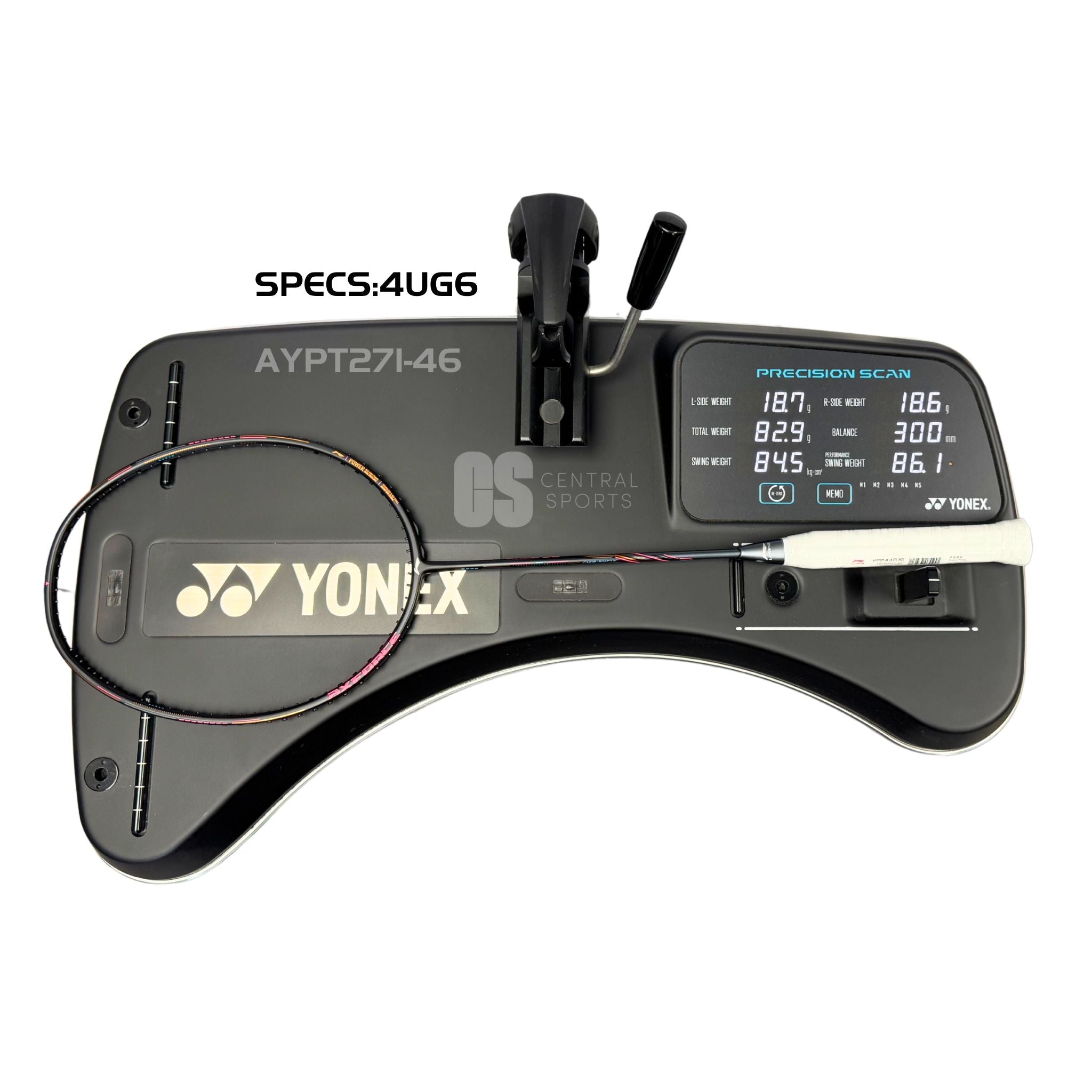 Li-Ning Axforce 80 4U Badminton Racket - Black/Red Badminton Rackets Li-Ning